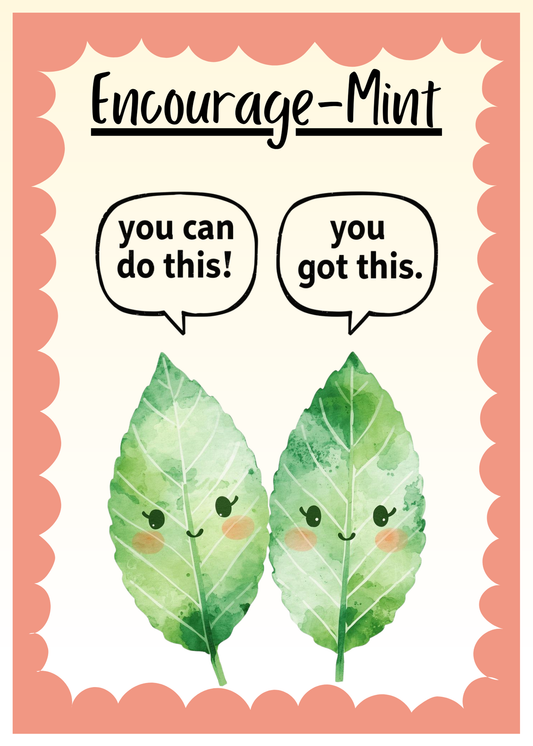 Encouragement Cake Card