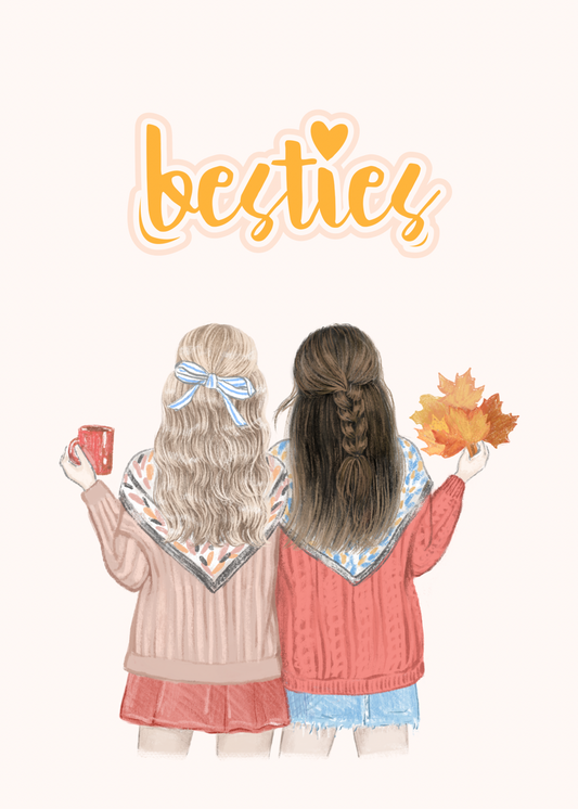 Best Friend Cake Card