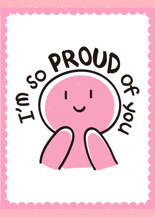 I’m Proud Of You Cake Card