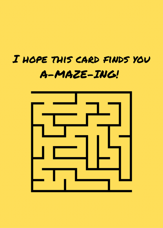 Just Because Cake Card