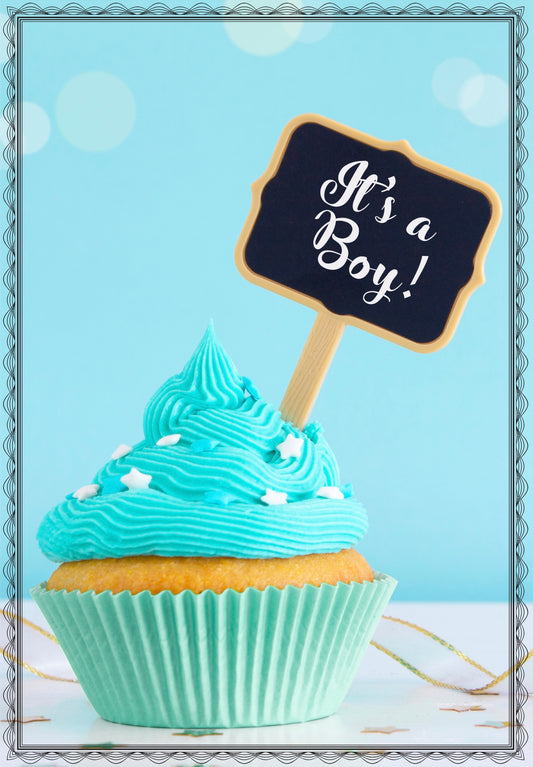 It’s a Boy Cake Card