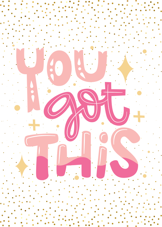 Encouragement Cake Card