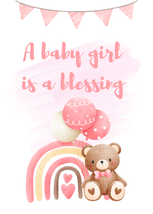 New Baby Cake Card