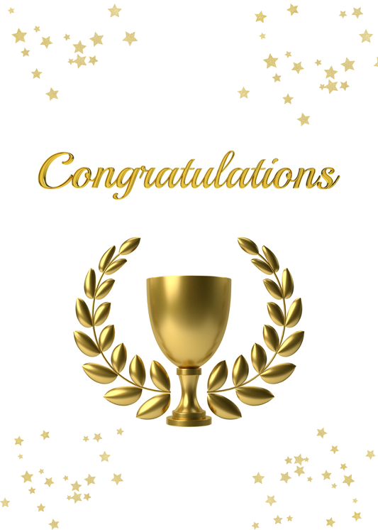 Congratulations Cake Card